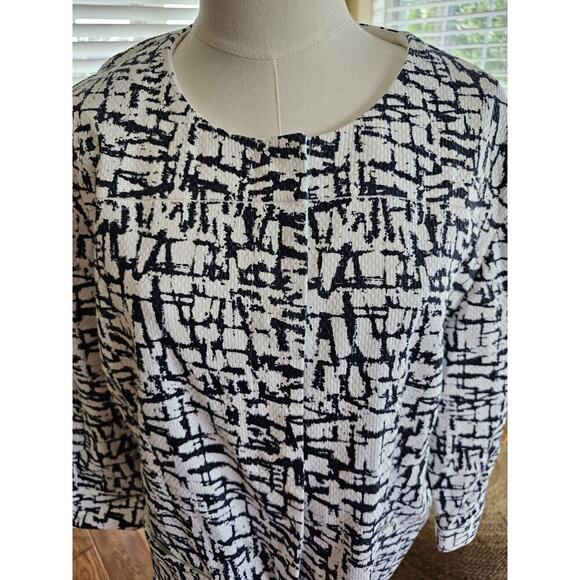 Chico's Hayden Blazer Jacket Women's Size 3/XL Navy Blue NWT - Picture 2 of 11